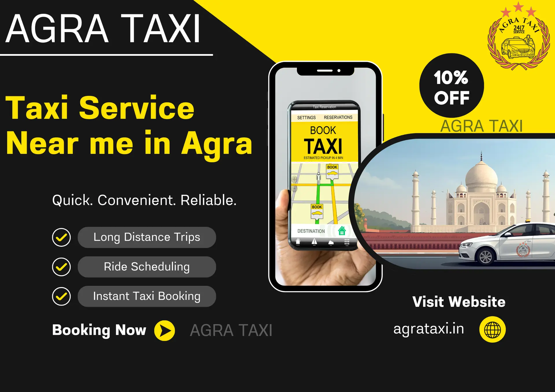 Taxi Service Near me in Agra